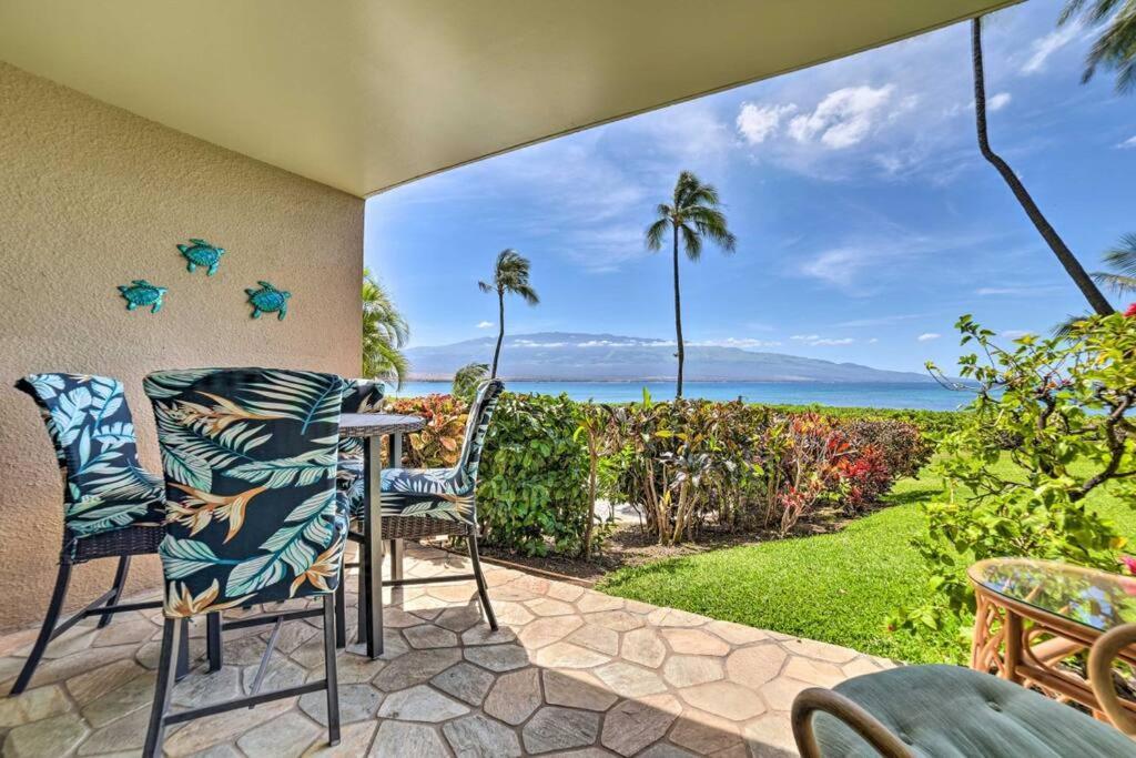 Stunning Maui Direct Ocean Front On The Beach, Walk To Beach From Condo, Watch Turtles, Whales, Ac In All Rooms Ocean View Pool And Spa Wailuku Luaran gambar