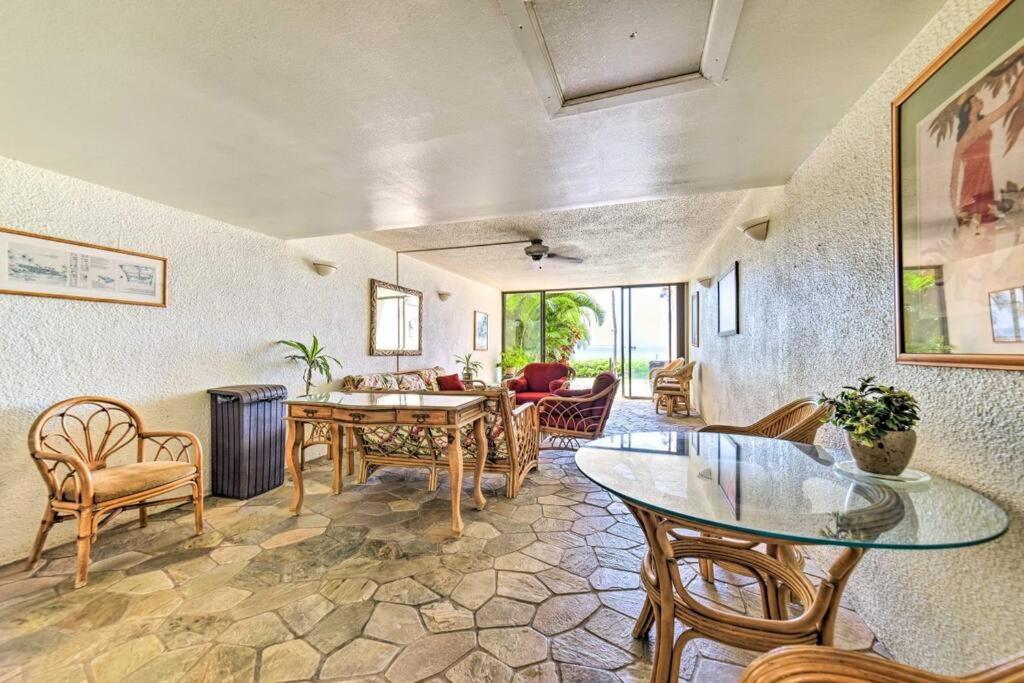 Stunning Maui Direct Ocean Front On The Beach, Walk To Beach From Condo, Watch Turtles, Whales, Ac In All Rooms Ocean View Pool And Spa Wailuku Luaran gambar