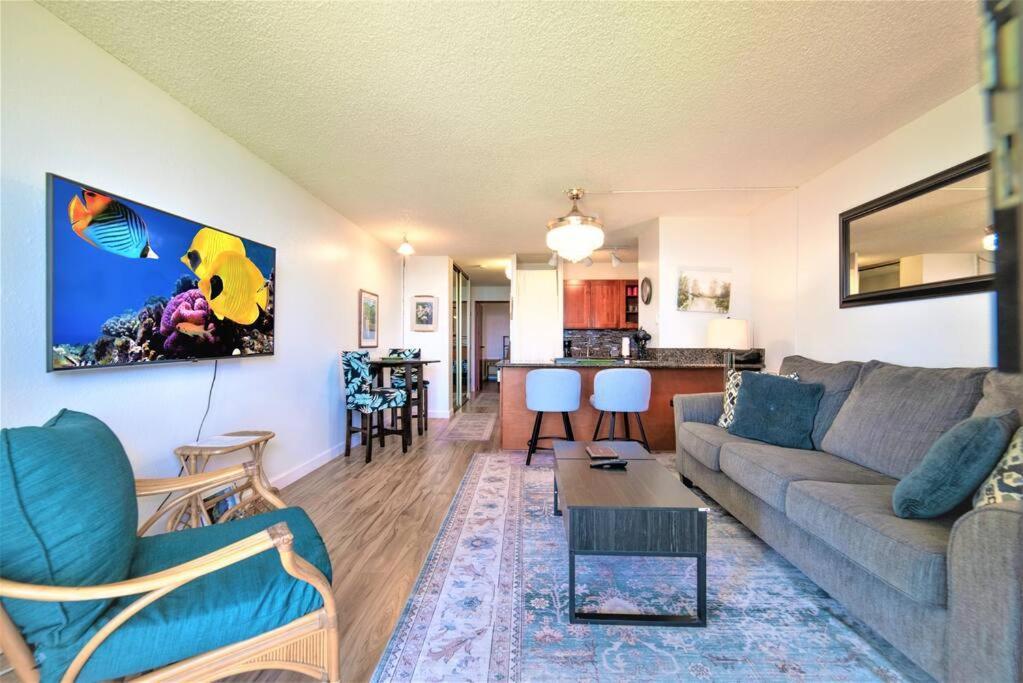 Stunning Maui Direct Ocean Front On The Beach, Walk To Beach From Condo, Watch Turtles, Whales, Ac In All Rooms Ocean View Pool And Spa Wailuku Luaran gambar