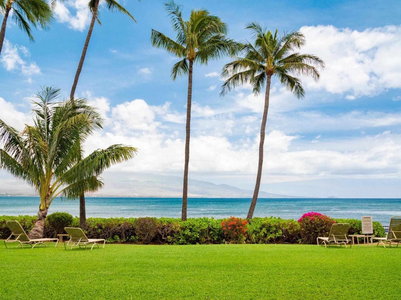 Stunning Maui Direct Ocean Front On The Beach, Walk To Beach From Condo, Watch Turtles, Whales, Ac In All Rooms Ocean View Pool And Spa Wailuku Luaran gambar